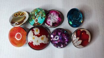 Bagues 8 cabochons