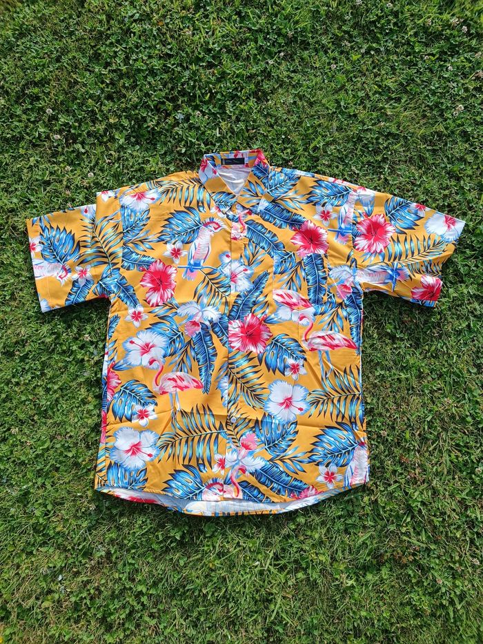 Chemise floral plage ville L