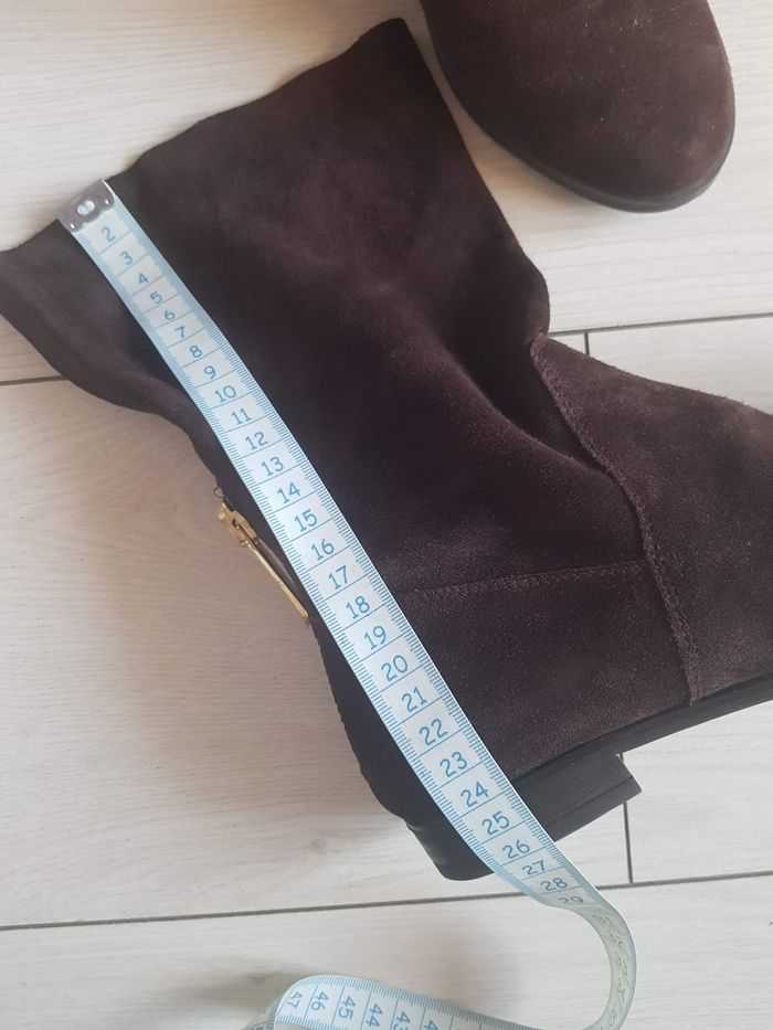 Magnifique bottes en cuir et nubuck marron pointure 36 André - photo numéro 8