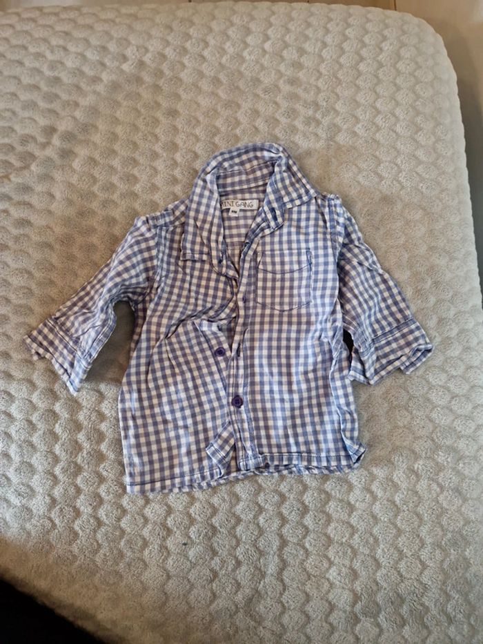 Lot t shirt manche longue bébé 6 mois - photo numéro 2