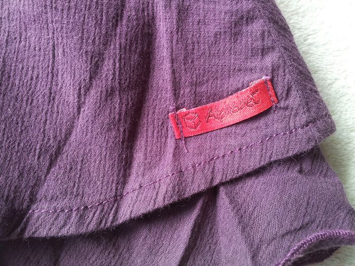 Jupe courte fluide taille élastiquée violette 4 ans TBE - photo numéro 3