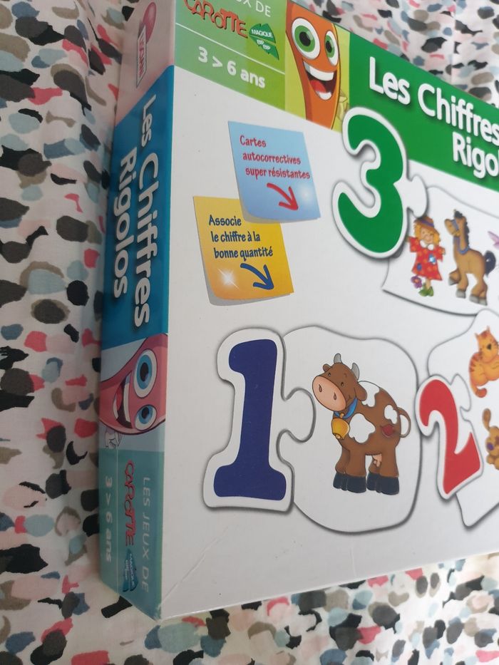 Les chiffres rigolos les jeux de carotte - photo numéro 2