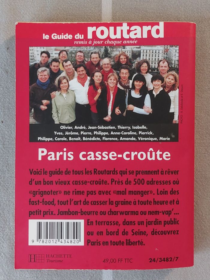 Le Guide du routard "Paris - Casse-croûte" - photo numéro 2