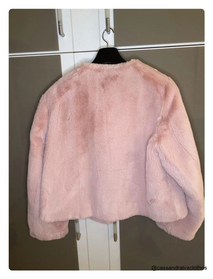 Veste en fausse fourrure rose Ivana - Un jour ailleurs - photo numéro 5