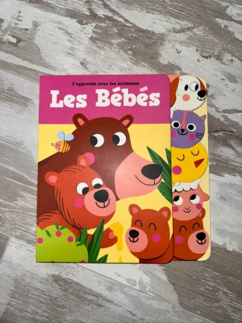 Livre j'apprends avec les bébés animaux