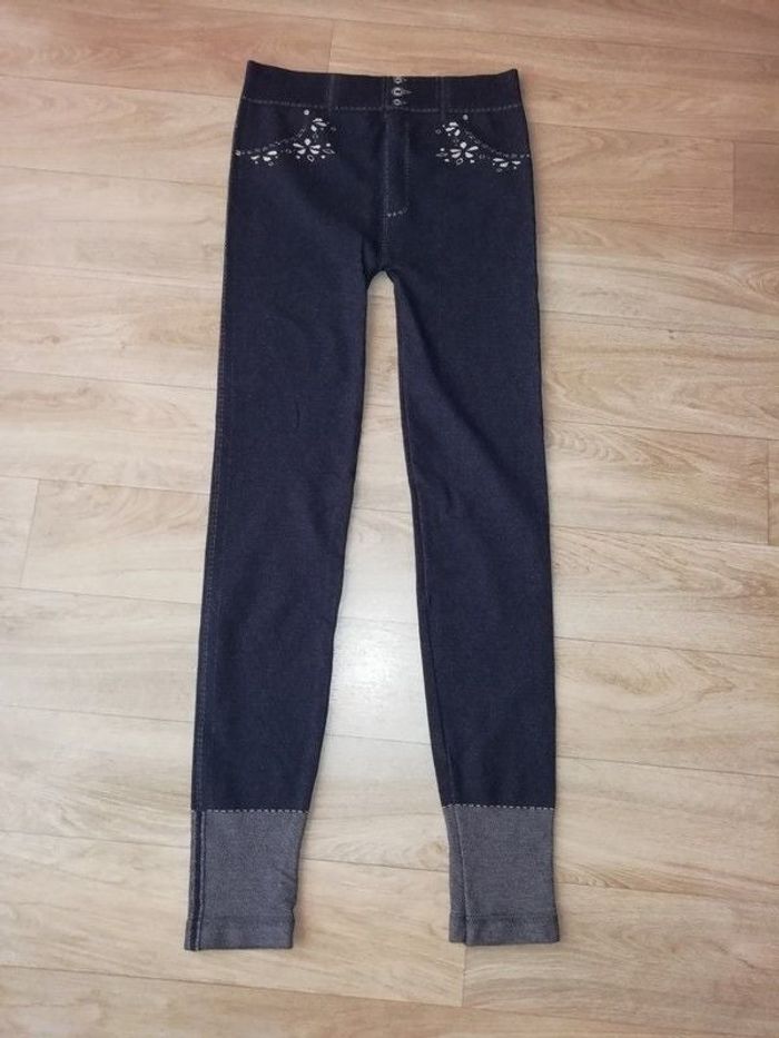 Leggings effet jeans Pompea