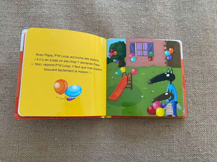 Livre p'tit loup fête son anniversaire Auzou - photo numéro 4
