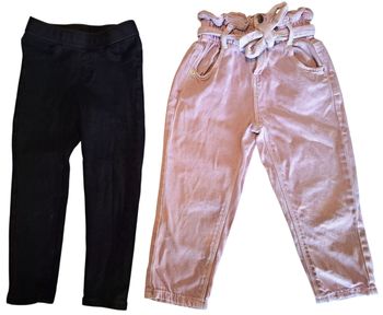 Lot de 2 pantalons fille 4 ans TBE