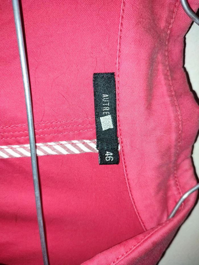 Manteau autre ton L rouge - photo numéro 2