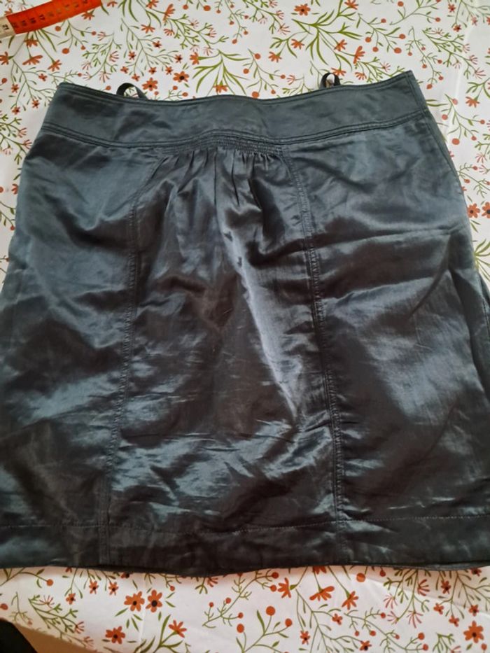 Jupe courte IKKS taille 38 mélange soie - photo numéro 4