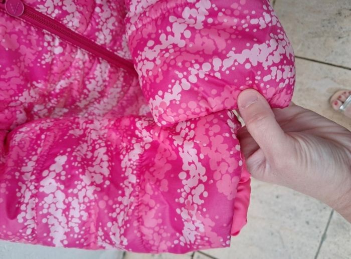 Blouson doudoune adidas rose 5/6ans - photo numéro 4