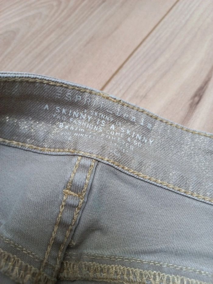 Jean esprit doré et beige 36 - photo numéro 4