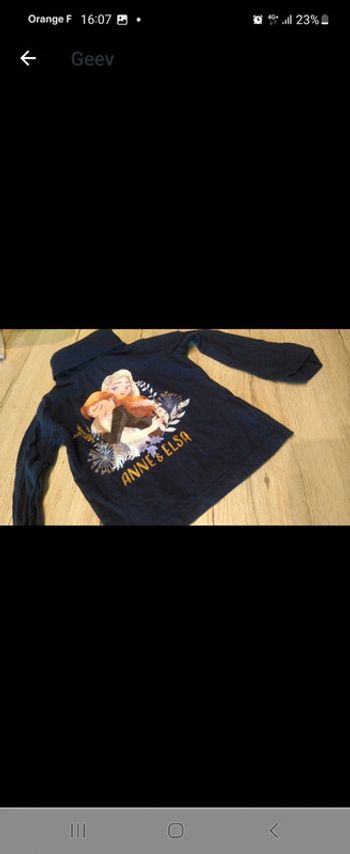 Lots de deux t-shirt fille disney