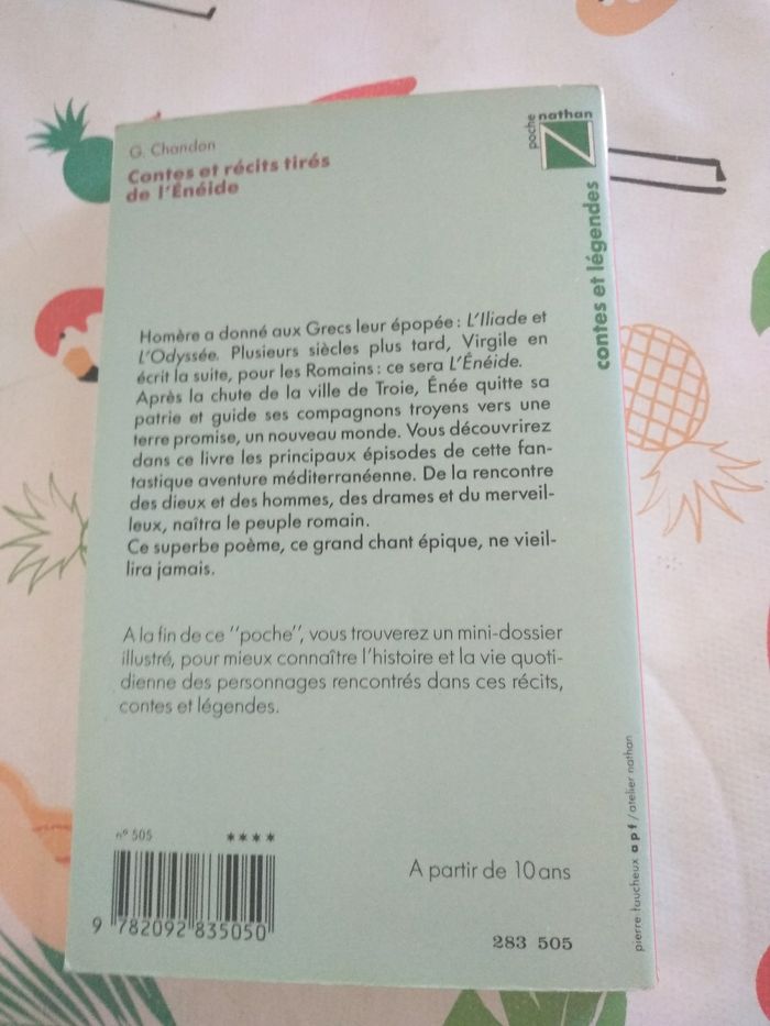 Livre Contes et récits tirés de L'Enéide - photo numéro 2