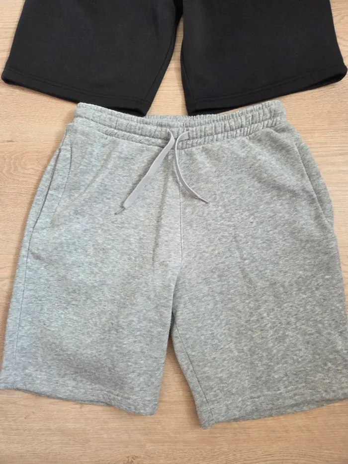 Lot de 2 short gris et noir - photo numéro 3