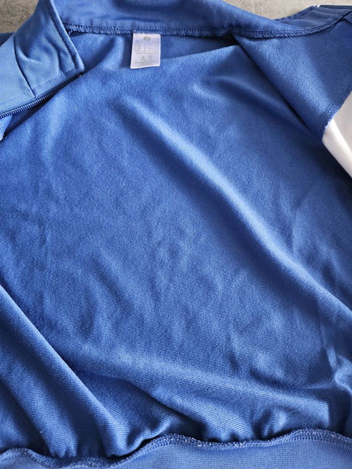 Veste zippée légère garçon - Taille 5 ans (110-113cm) - Domyos - Bleu blanche - photo numéro 9