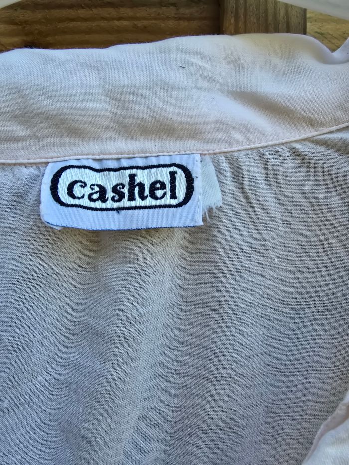Chemisier brodé en voile de coton 🍒vintage 90🍒taille 40 - photo numéro 8