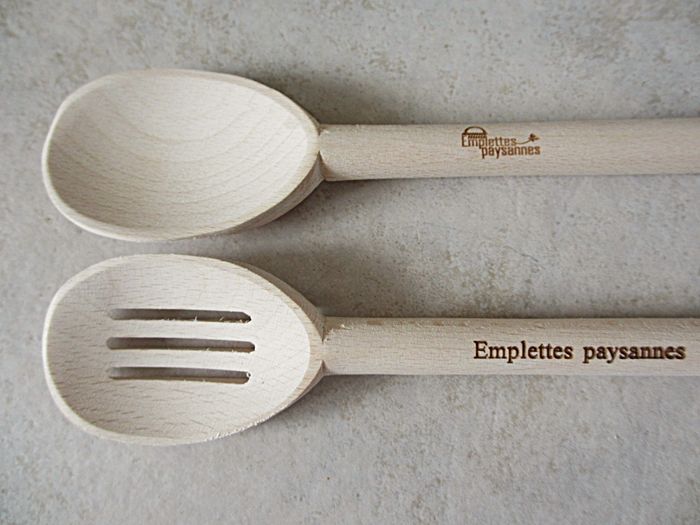 Couverts à salade en bois - photo numéro 4
