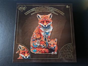 Puzzle en bois - Renards - 202 pièces 