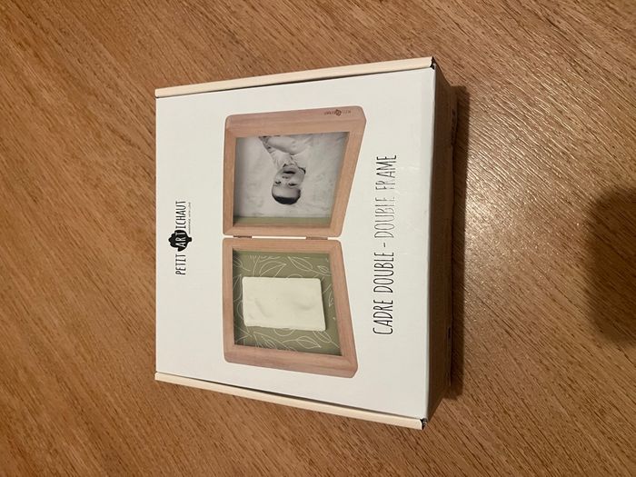 Cadre photo + empreinte pieds