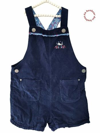 5 ans salopette cotelée sergent major