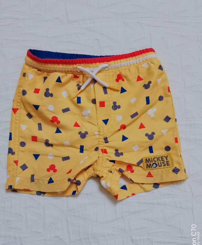 Disney maillot bain short mickey 12 mois