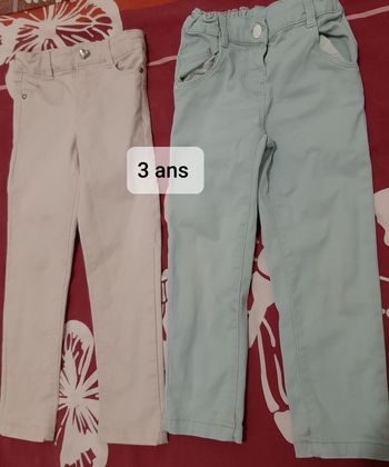 2 pantalons 3 ans