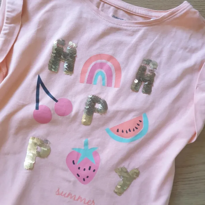 🩷 Ensemble tee-shirt MC short 6 ans Kiabi #emyfleury_6ansfille - photo numéro 5