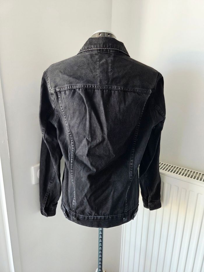Veste en jean noir taille XS H&M - photo numéro 3