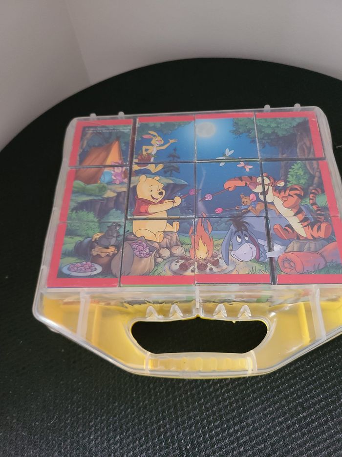 cubes pouvant former 6 puzzles différents Winnie l’ourson