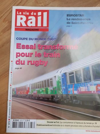 La vie du Rail n°3078, 22 novembre 2006