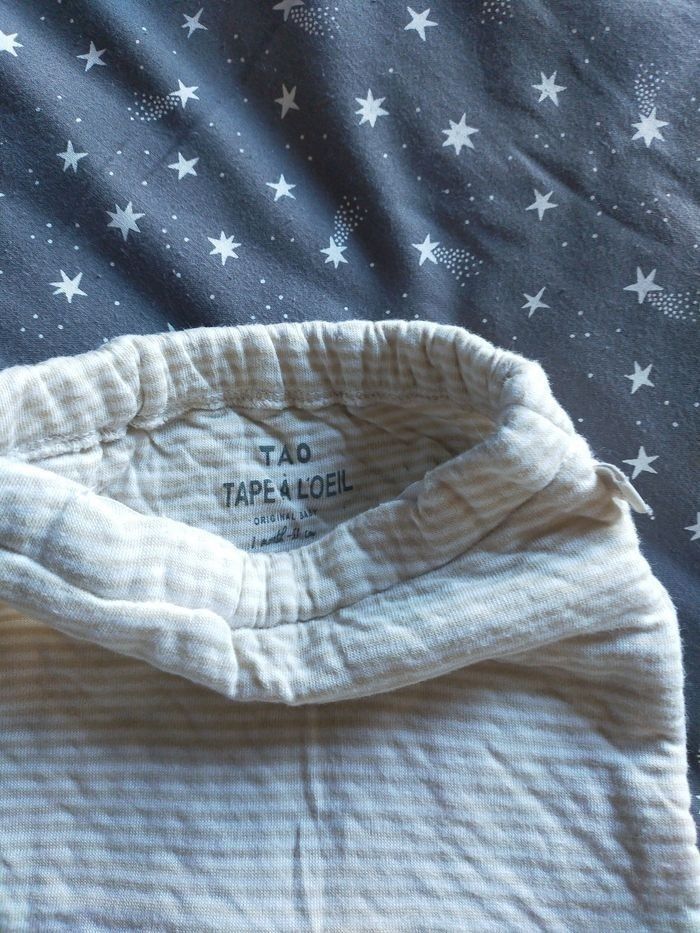 Pantalon molleton avec pieds - 1 mois - photo numéro 2