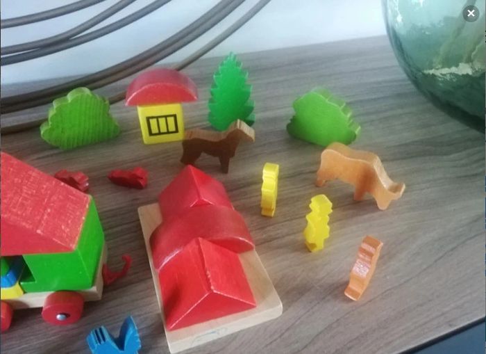 Lot jouets en bois Vintage - photo numéro 3