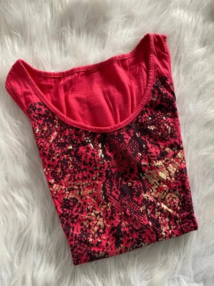 Beau débardeur framboise femme 38/40 - photo numéro 3