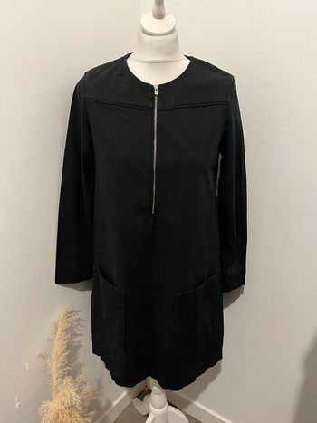 Robe noire zippée  Maje S