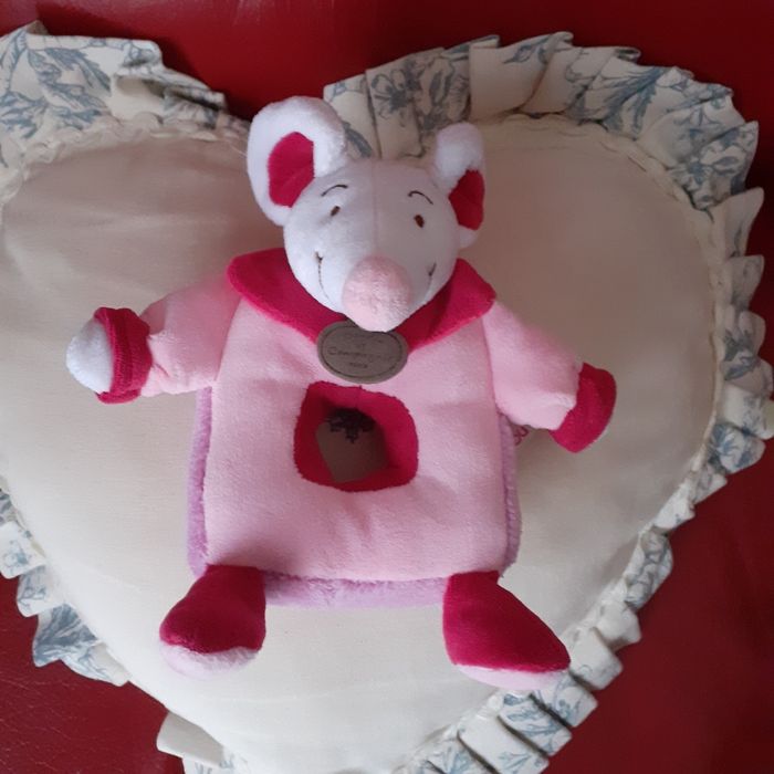 Doudou et Cie :Hochet "Petite Souris "avec grelot - photo numéro 7