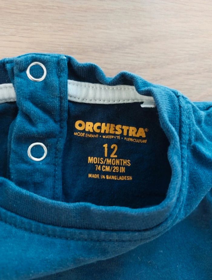 Lot T-shirts Orchestra 12 mois - photo numéro 7