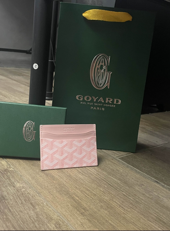 porte Carte Goyard Rose