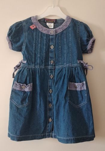 Robe manches courtes en jeans 23 mois fille Mini gang