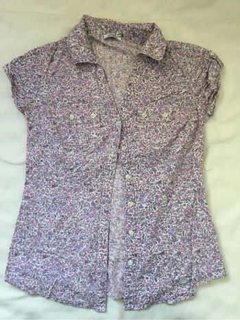 Chemise cintrée fleur pimkie XS