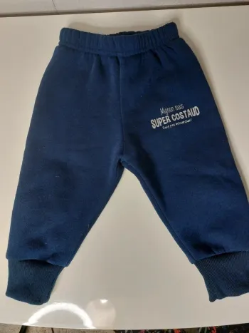 Pantalon jogging bleu marine " Super costaud"