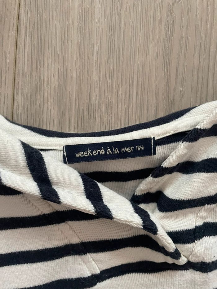 T-shirt marin 18 mois - photo numéro 3