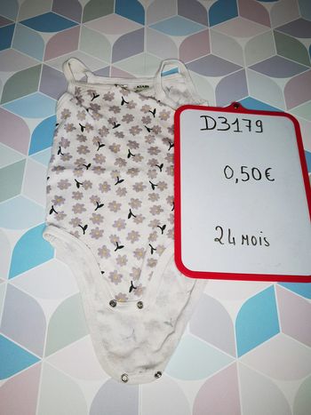 D3179 - body fille 24 mois