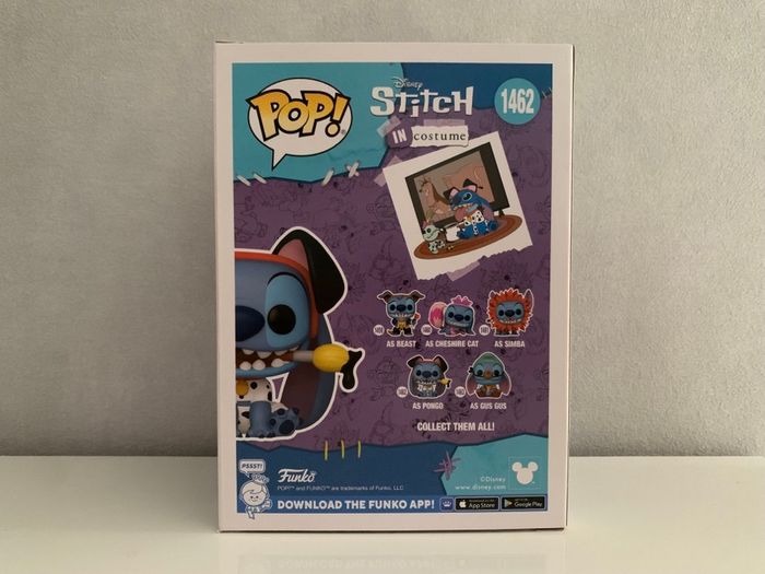 Funko pop Disney stitch in costume 1462 stitch as pongo - photo numéro 2
