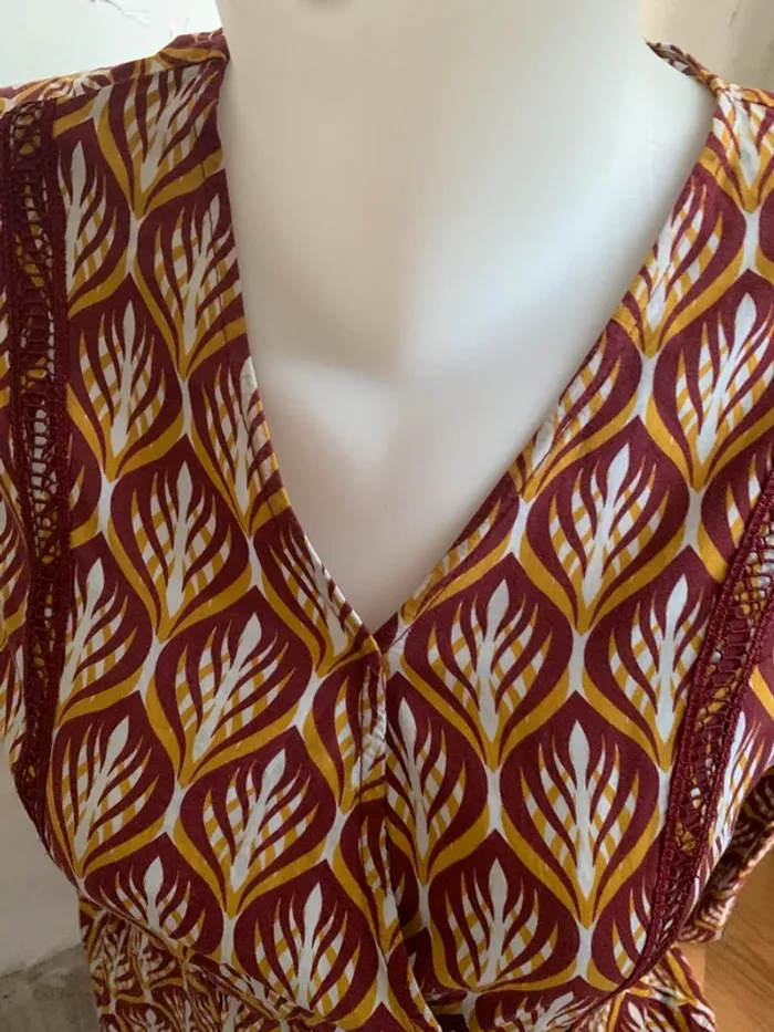 Blouse motif Only taille 38 manches 3/4 - photo numéro 3
