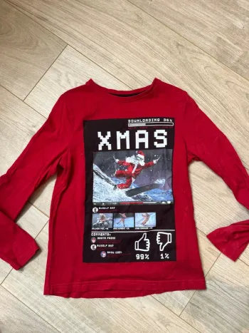 T-shirt manches longues Père Noël