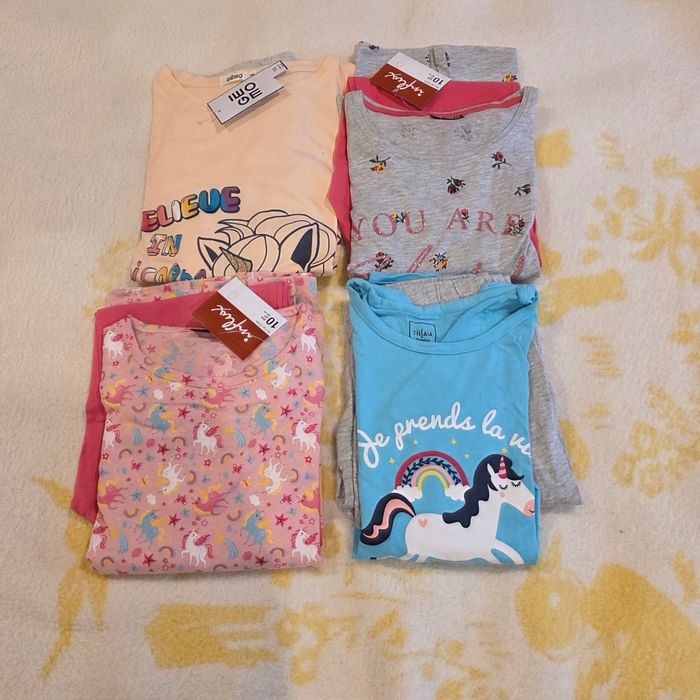 Lot pyjamas fille 10 ans