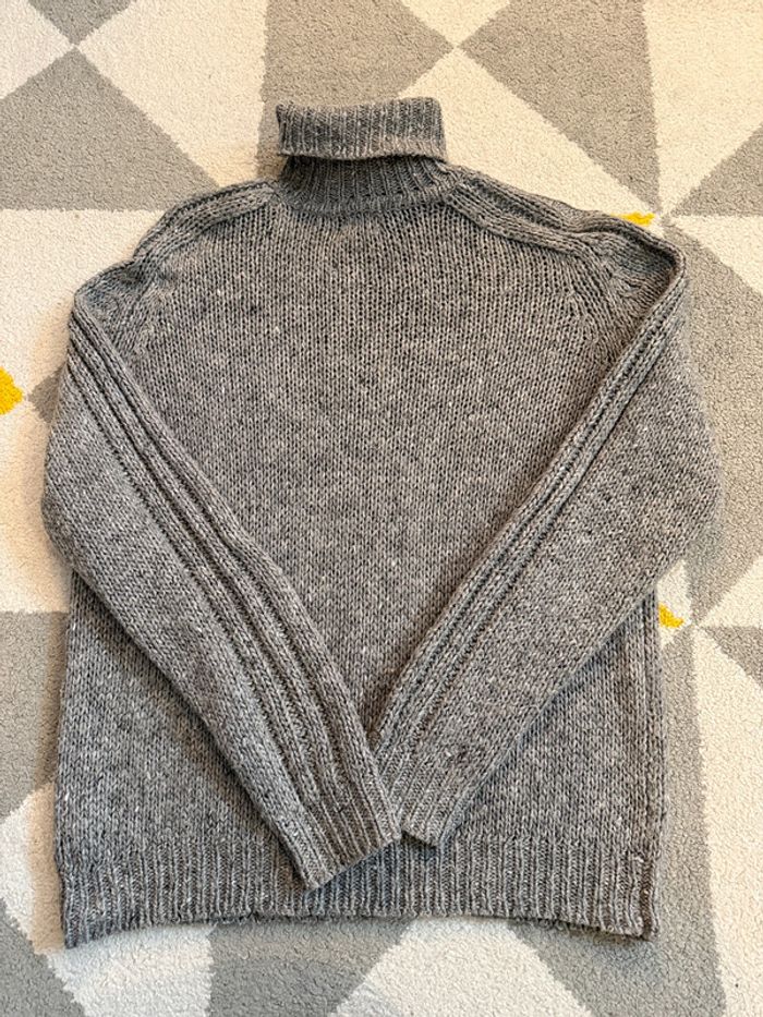 Pull à col roulé gris Emmanuelle Khanh Taille M - photo numéro 3