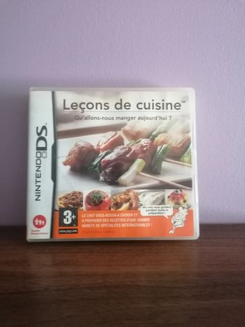 Jeu DS Leçons de cuisine