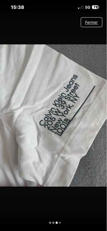 Tee shirt Calvin Klein 